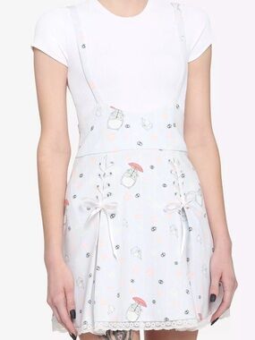 Her Universe My Neighbor Totoro Cherry Blossoms Lace-Up Suspenders Skirt Junior